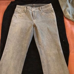 Elie Tahari Jean Jacket and Jean pants set